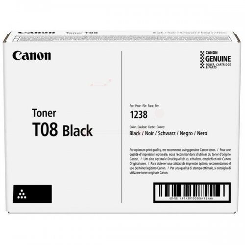 Canon T08 (3010C006) Lazerinė kasetė, Juoda