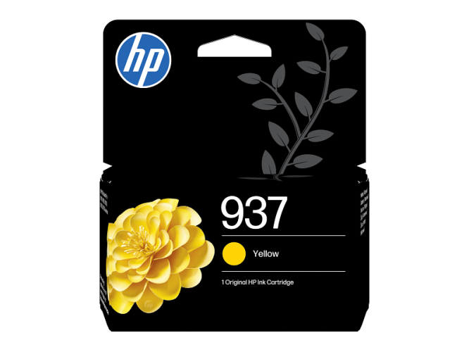 HP 937 (4S6W4NE) Rašalinė kasetė, Geltona