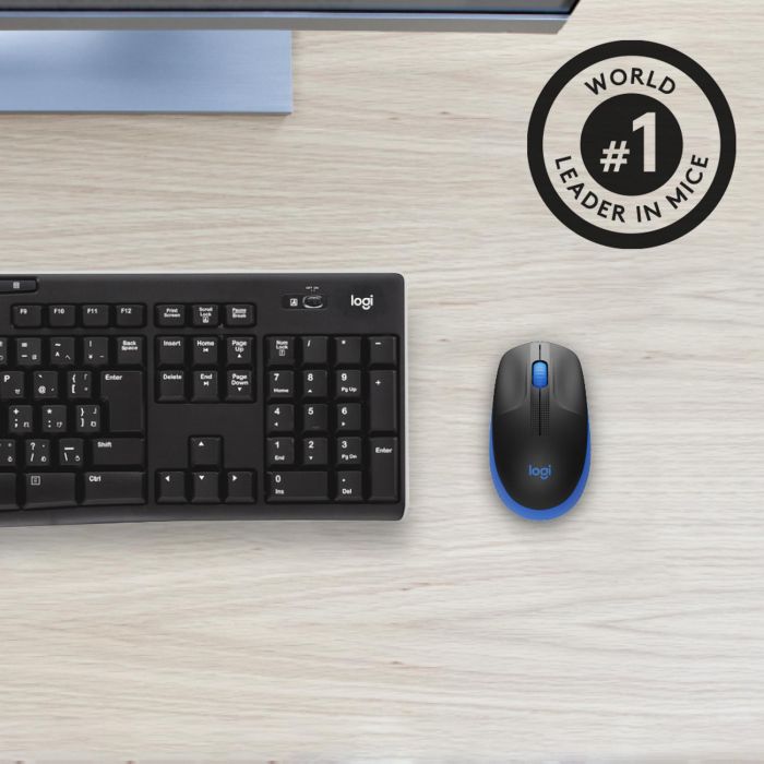 MOUSE USB OPTICAL WRL M190/BLUE 910-005907 LOGITECH – 5