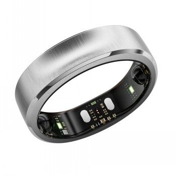 Ringconn Smart Ring Gen 3 Brushed Silver (size 14) – 18