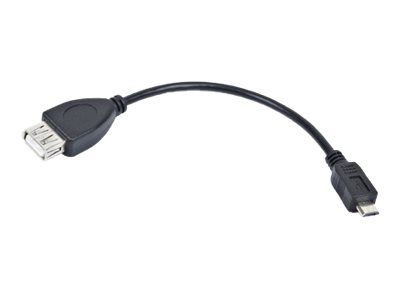LANBERG usb micro-B M USB-A F 2.0 cable
