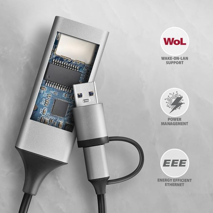 NET ADAPTER USB-C 1GB/ADE-TXCA AXAGON – 7