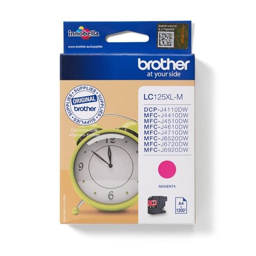 Brother LC125XL (LC125XLM) Rašalinė kasetė, Purpurinė – 5