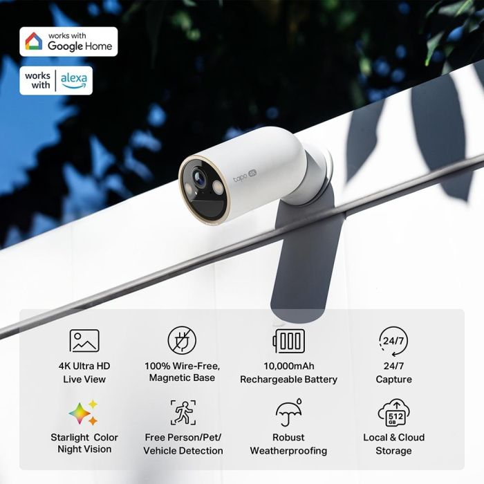 WRL CAMERA 8MP BATTERY-POWERED/TAPO C460 TP-LINK – 4