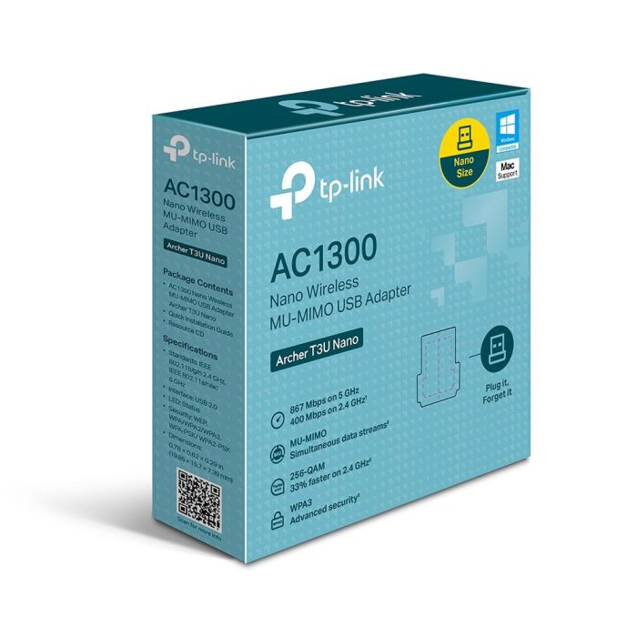WRL ADAPTER 1300MBPS USB/ARCHER T3U NANO TP-LINK – 4