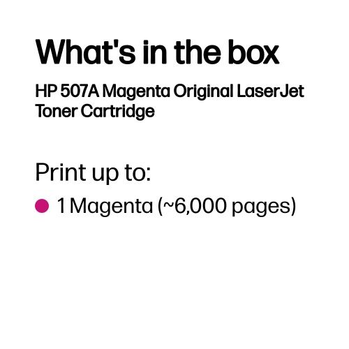 HP 507A (CE403A) Lazerinė kasetė, Purpurinė – 3