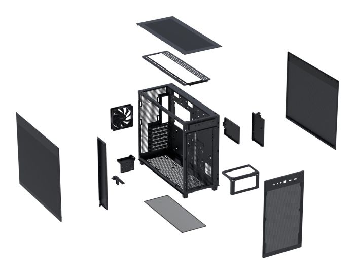 Case ASUS ATX/micro ATX/Mini-ITX Black Midi Tower PC – 14