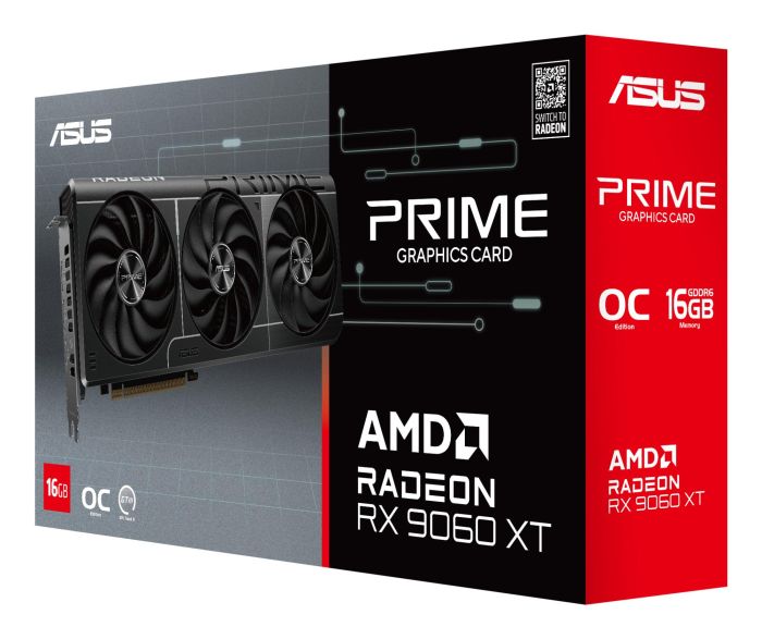 Graphics Card ASUS AMD Radeon RX 9060 XT GDDR6 16GB – 9