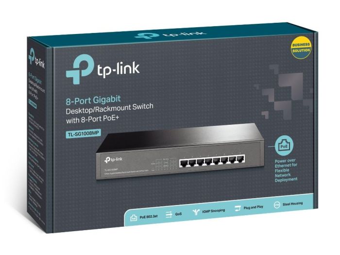 Switch TP-LINK TL-SG1008MP – 4