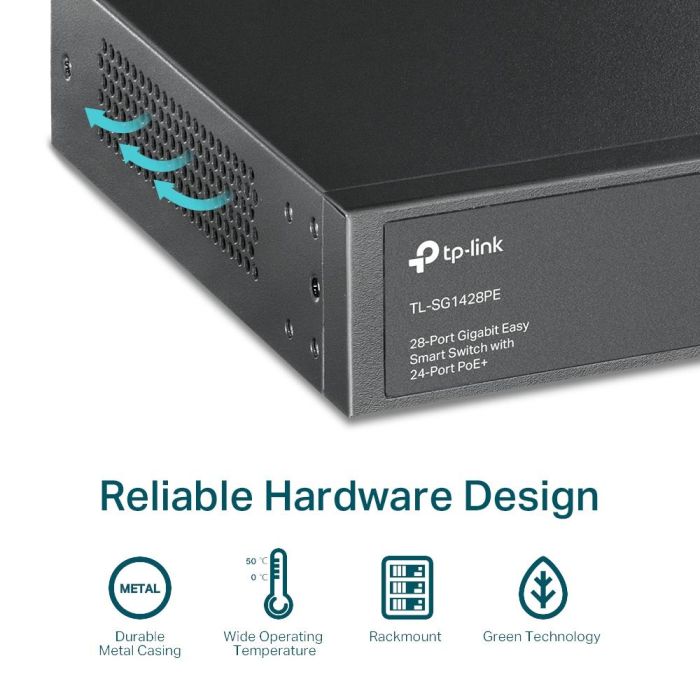 Switch TP-LINK TL-SG1428PE – 7
