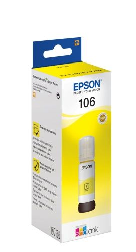 Epson 106 EcoTank (C13T00R440) Rašalo papildymo buteliukas, Geltona – 2