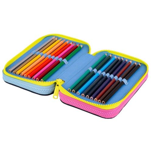 Forminis trijų skyrių penalas su priedais CoolPack Jumper 3 IN THE GARDEN – 3