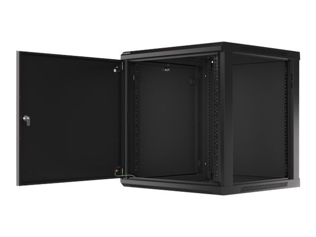 LANBERG Wall mount 19i 12U 600x600 black – 11