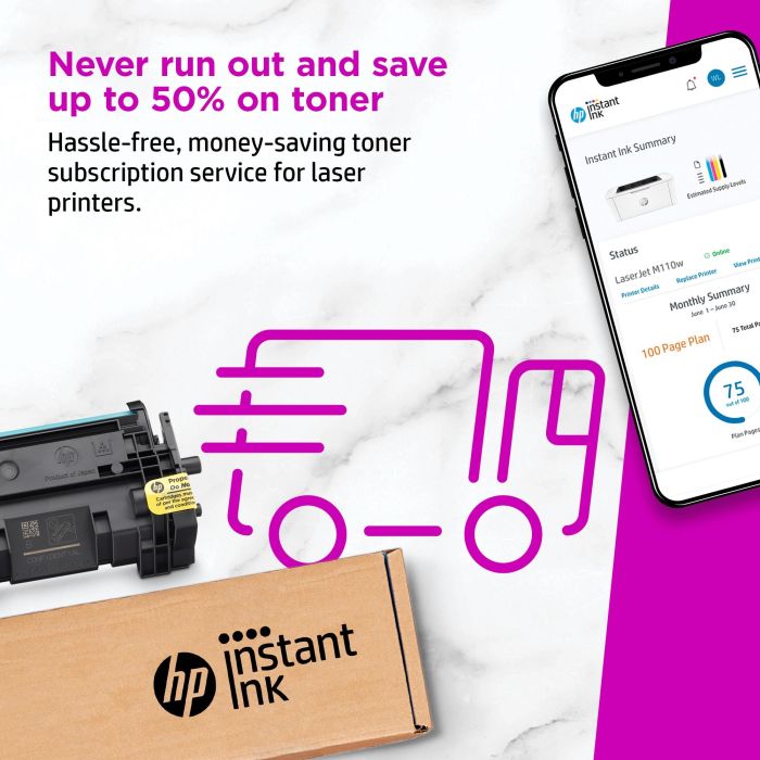 Laser Printer HP LaserJet M110w USB 2.0 WiFi 7MD66F – 16