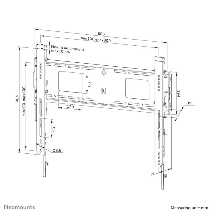 TV SET ACC WALL MOUNT/WL30-750BL16 NEOMOUNTS – 19