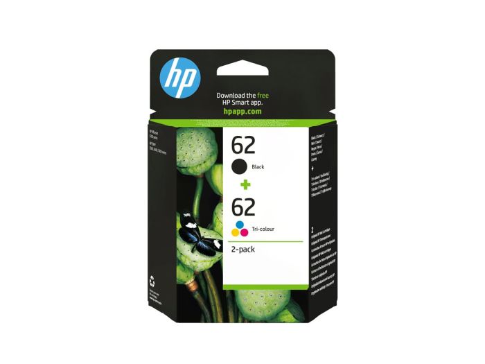 HP 62 Ink Cartridge Combo 2-Pack