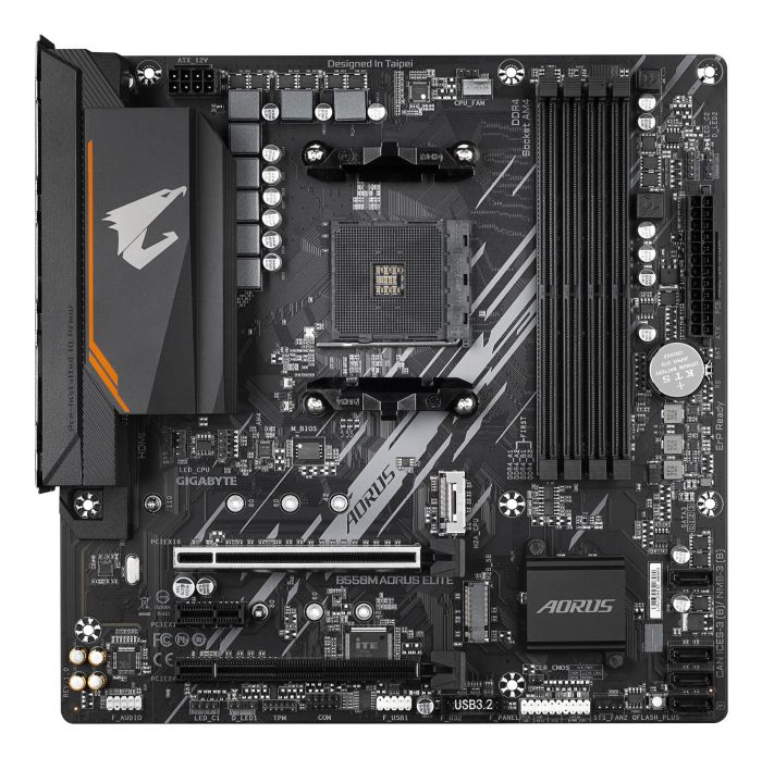 Mainboard GIGABYTE AMD B550 micro ATX 4xSlots B550M AORUS ELITE 1.3 DDR4 – 2