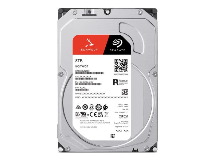 SEAGATE NAS HDD 8TB IronWolf 5400rpm – 3