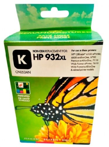Static Control Rašalinė kasetė juoda, suderinama su HP 932XL (CN053AE)