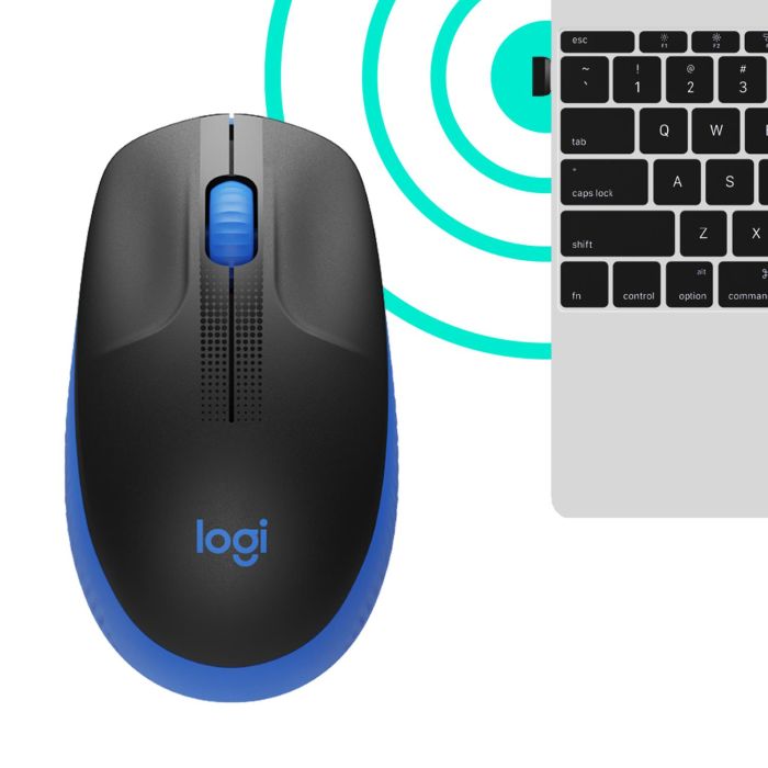 MOUSE USB OPTICAL WRL M190/BLUE 910-005907 LOGITECH – 4