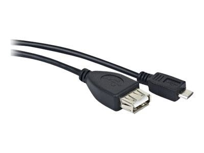 LANBERG usb micro-B M USB-A F 2.0 cable – 2