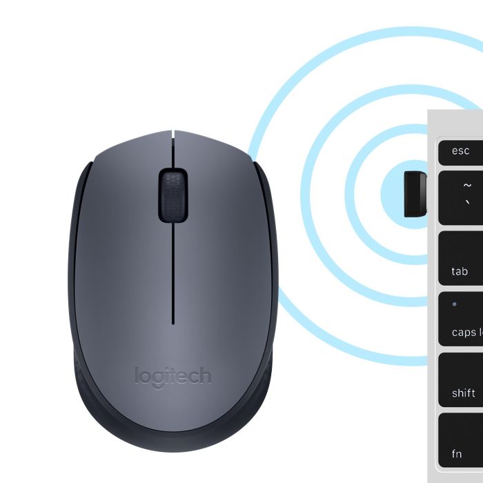 MOUSE USB OPTICAL WRL M170/GREY 910-004642 LOGITECH – 6