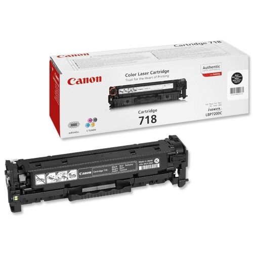 Canon CRG 718 (2662B002) Lazerinė kasetė, Juoda