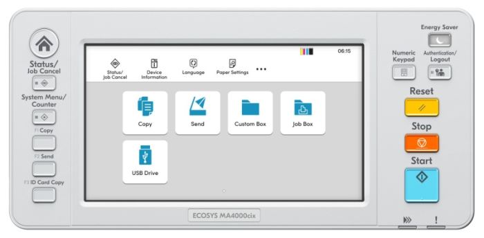 Kyocera ECOSYS MA4000cix Spausdintuvas lazerinis spalvotas MFP A4 40 ppm Ethernet LAN USB – 6