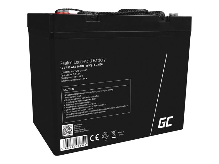 GREENCELL AGM 12V 50Ah VRLA Battery Gel – 2