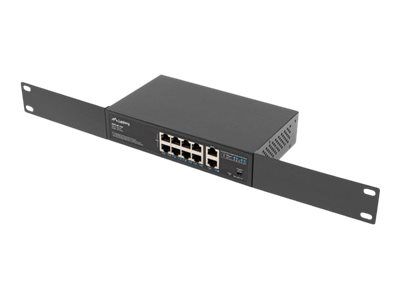 LANBERG switch PoE 19inch 10-port 100MB – 6