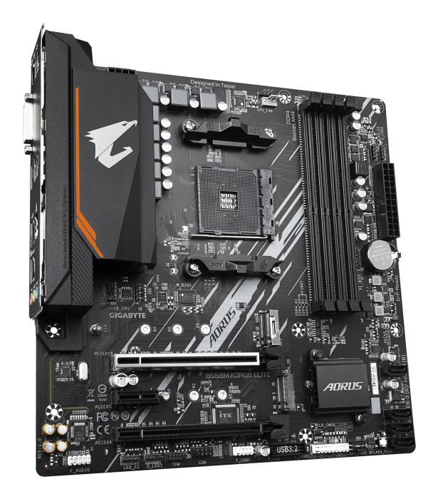 Mainboard GIGABYTE AMD B550 micro ATX 4xSlots B550M AORUS ELITE 1.3 DDR4 – 3