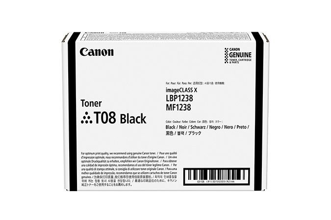 Canon T08 (3010C006) Lazerinė kasetė, Juoda – 3