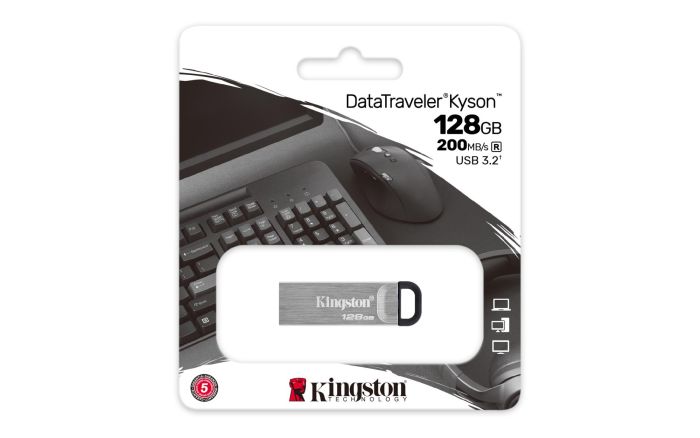 MEMORY DRIVE FLASH USB3.2/128GB DTKN/128GB KINGSTON – 4