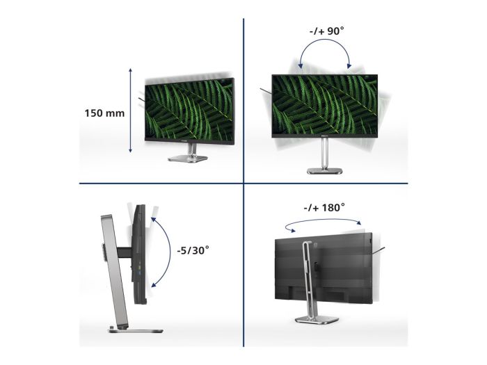 PHILIPS 27B2G5200/00 Monitor 27inch FHD – 3
