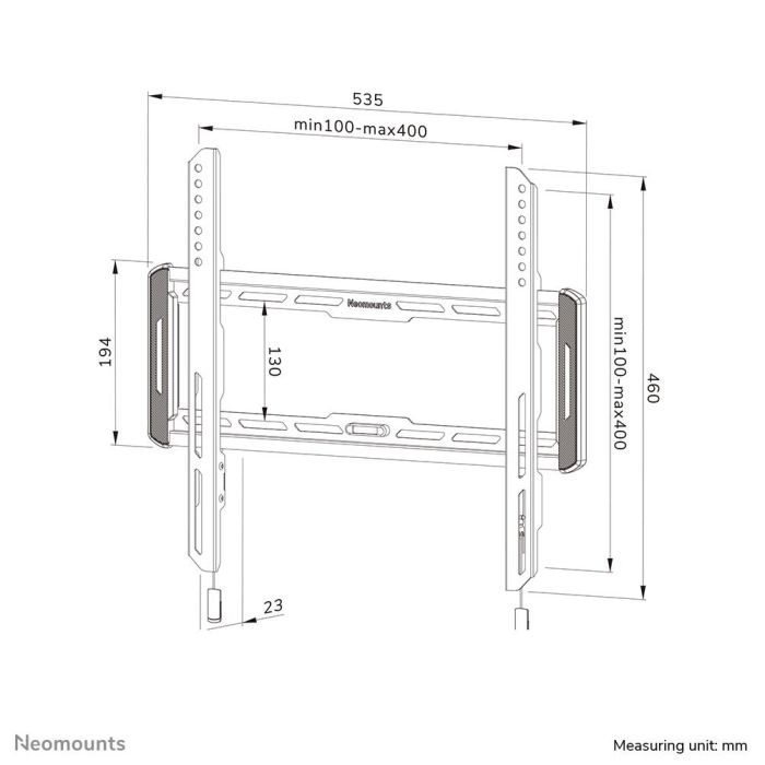 TV SET ACC WALL MOUNT/WL30-550BL14 NEOMOUNTS – 16