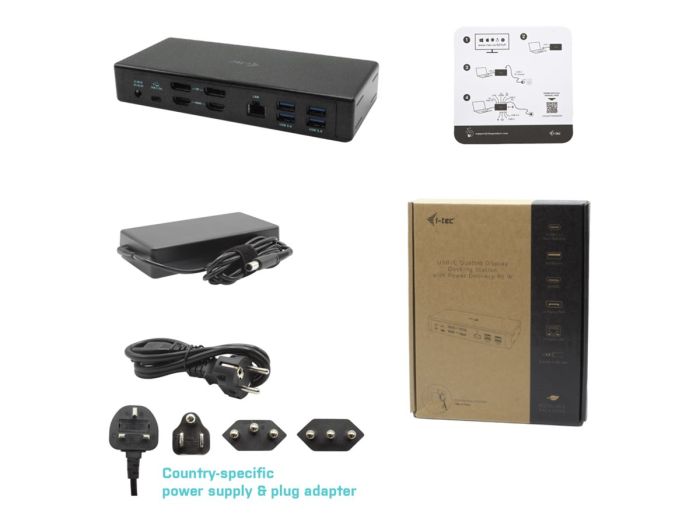 I-TEC USB-C Quattro Docking Station 85W – 6