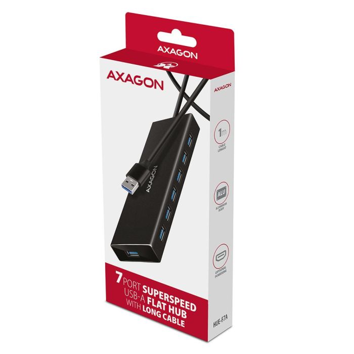 I/O HUB USB3.2 7PORT FLAT/1M HUE-F7A AXAGON – 8