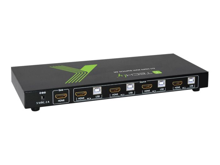 TECHLY 028702 4-port HDMI/USB KVM – 3