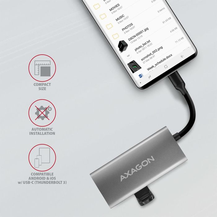 I/O HUB USB3.2 4PORT/0.13M HMC-4G2 AXAGON – 13