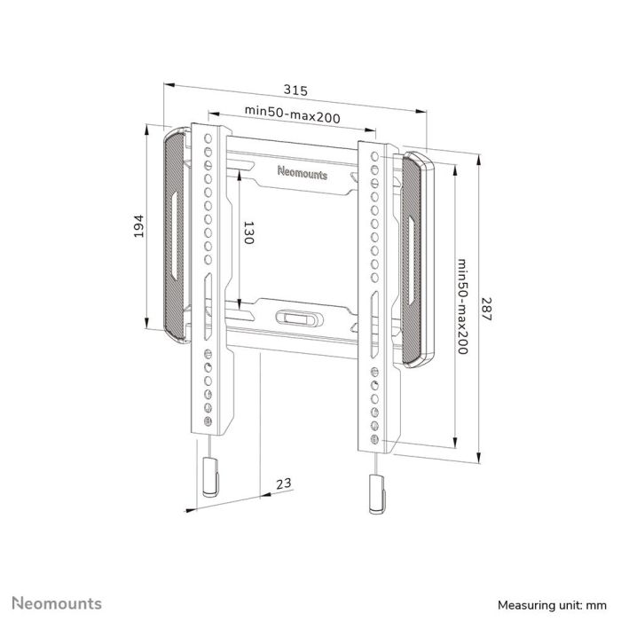 TV SET ACC WALL MOUNT/WL30-550BL12 NEOMOUNTS – 15
