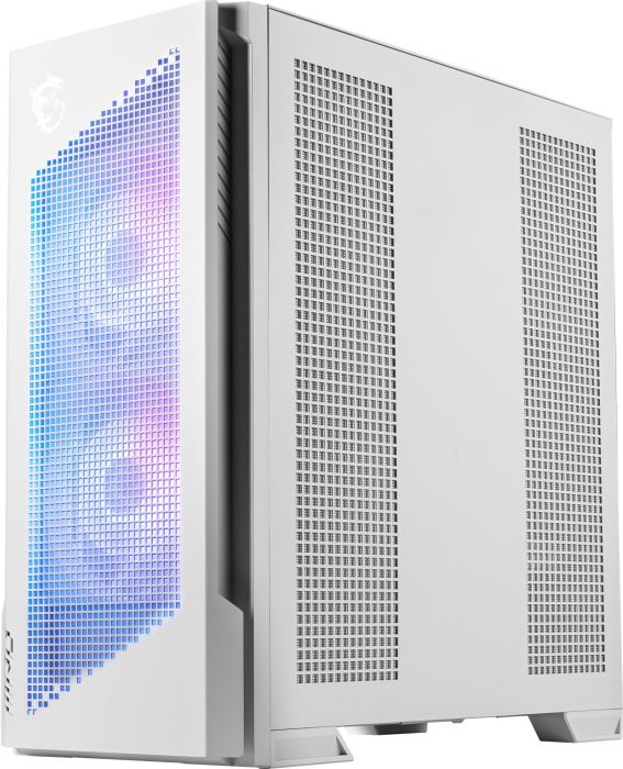 Case MSI ATX/micro ATX/Mini-ITX/EATX White Midi Tower PC – 8