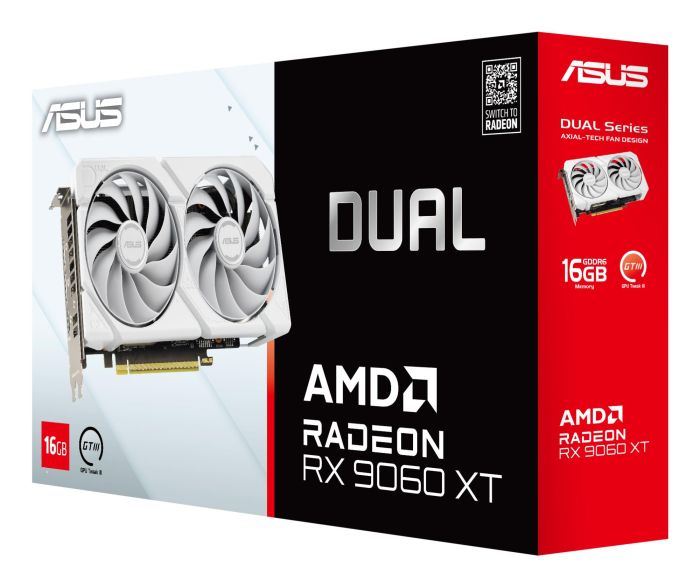 Graphics Card ASUS AMD Radeon RX 9060 XT GDDR6 16GB – 16