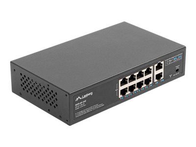 LANBERG switch PoE 19inch 10-port 100MB – 2