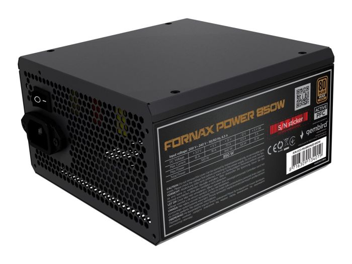 GEMBIRD Power supply unit 850W active PF – 11