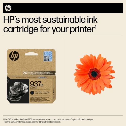 HP 937e EvoMore (4S6W9NE) Rašalinė kasetė, Juoda – 6
