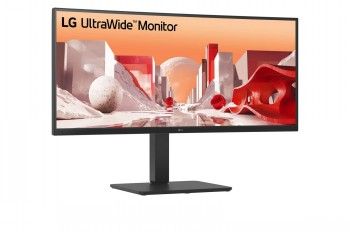 LG Desktop Monitor 34'' 21:9 Qhd Curved Ips, Webcam, USB-C 90W – 10