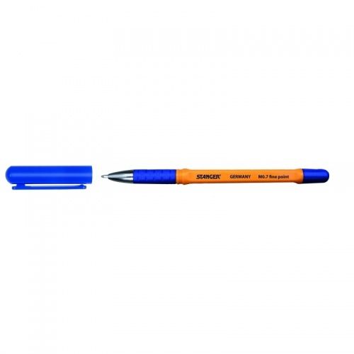 Stanger Tušinukas Finepoint Softgrip 0.7 mm, mėlynas, 1 vnt. 18000300056
