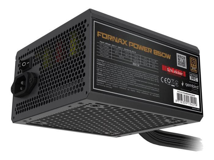 GEMBIRD Power supply unit 850W active PF – 12