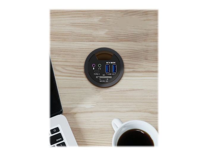 ICY BOX IB-HUB1404A Desk Hub 2x USB 3.0