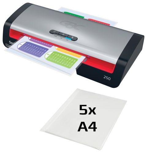 GBC 250 Office Laminavimo aparatas A4, 500 mm/min, Juoda/Pilka – 9